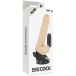 Basecock - 震動仿真假陽具 連陰囊 18.5cm - 肉色 照片-6