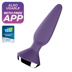 Satisfyer - Plug-ilicious 1 Vibrator - Purple photo