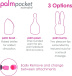 Palmpower - PalmPocket 3 Silicone Massage Heads - Pink photo-4
