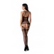 Passion - Bodystocking BS095 - Black photo-2