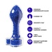 Oh My Gem - Prestige Butt Plug - Blue photo-6