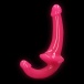 RealRock - 6" 免束带穿戴式夜光假阳具 - 粉红色 照片-4