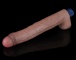 Lovetoy - 10.5" Real Softee Vibro Dildo - Brown photo-6