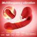 Secwell - Rose Thrusting Vibrator - Red photo-2