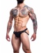 Cut4men - Lace Hybrid Jockstrap - Black - S photo-3
