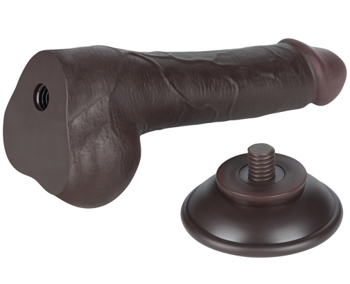 Lovetoy - 7.5" Sliding Skin Dildo 13.2cm - Brown photo