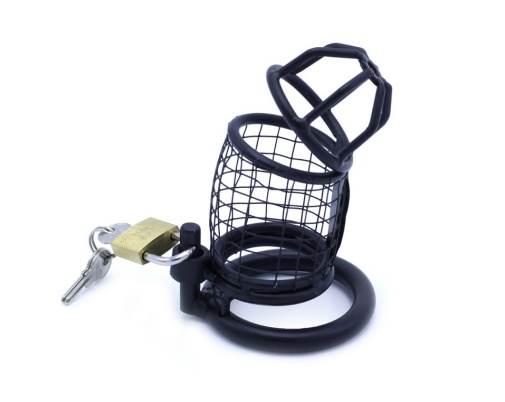 Kiotos - Squares Chastity Cage - Black photo