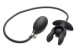 Master Series - Dark Pearl Inflatable Vibro Plug - Black photo-4