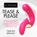 Lickgasm - Tease & Please 抽插舔舐 震動棒 - 粉紅色 照片-3
