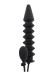 Hidden Desire - Expert Ribbed Inflatable Plug - Black photo-3