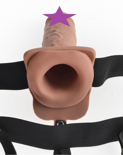 Fetish Fantasy - 7" Vibro Hollow Strap-On w Balls photo