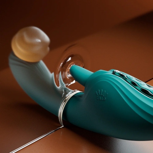 Zalo - Ares APP Heating Vibrator - Obsidian Black photo