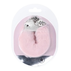 Ouch - Heavy-Duty Fluffy Hand Cuffs - Powder Pink 照片