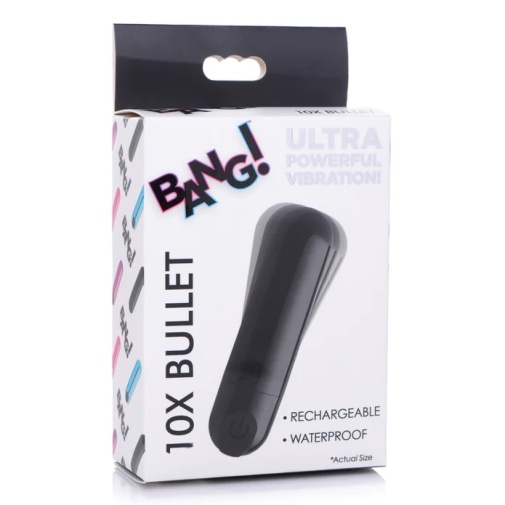 Bang! - 10X Vibro Metallic Bullet - Black photo