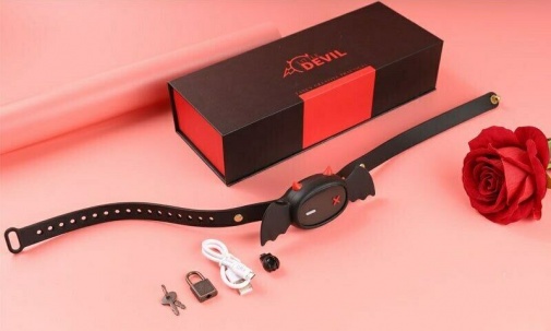 QIUI - Little Devil APP Controlled Collar - Black photo