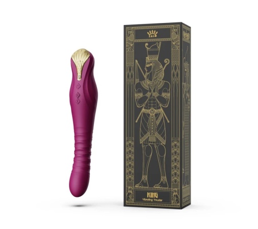 Zalo - King APP Thrusting Vibrator - Velvet Purple photo