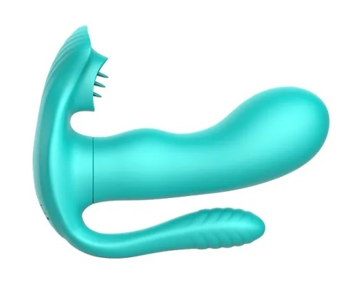 Secwell - Mermaid Heating Vibrator - Blue photo