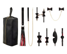 Bedroom Fantasies - Crimson & Ebony SM Set 8pcs - Black/Red photo