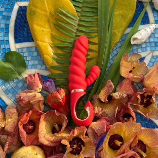 Gvibe - Gcandy Mini G點震動棒 - 珊瑚紅色 照片