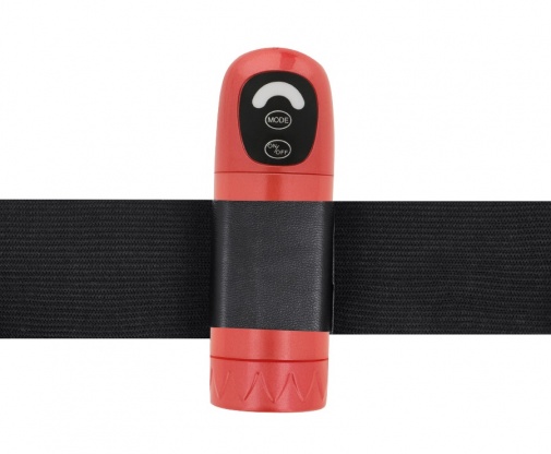 Harness Attraction - Daniel 穿戴式 震动旋转假阳具 - 粉红色 照片