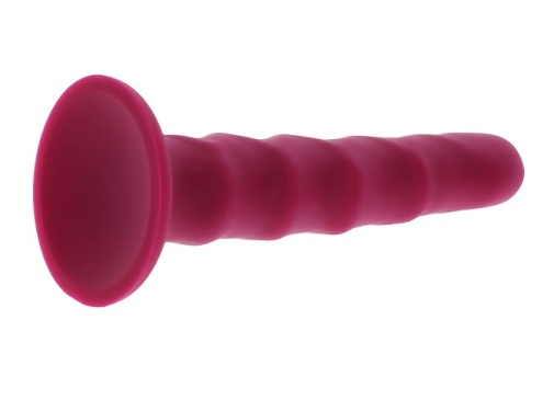 ToyJoy - 罗纹假阳具 - 红色 照片