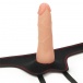 Lovetoy - 束帶連7.5"假陽具 - 膚色 照片-6