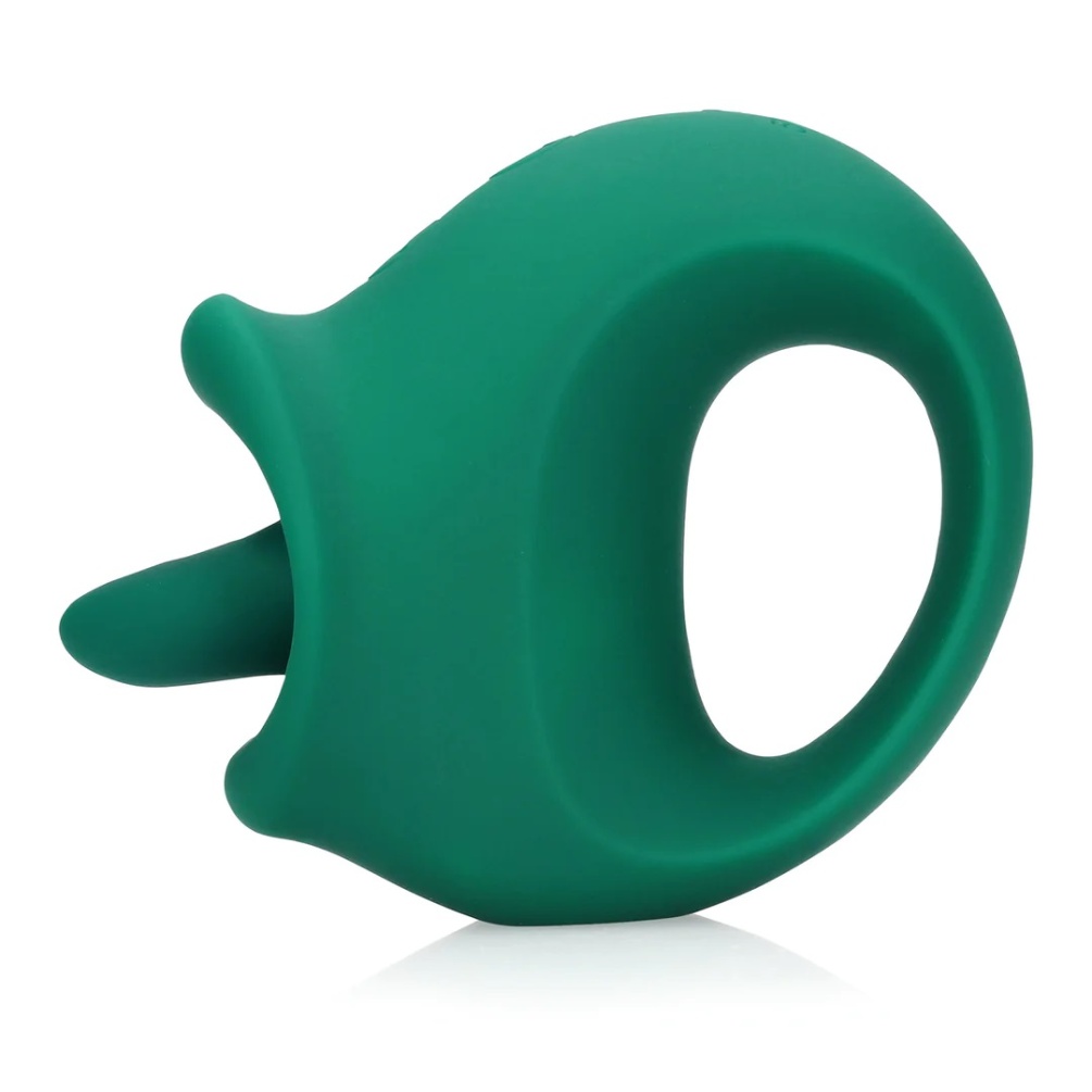 This Licking and Vibrating Clitoral Stimulator is designed w... Loveline - Licking Vibro Clit Stimulator - Green photo-4