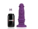 665 - Aubergine Eggplant 假阳具 - 中码 - 紫色 照片-2
