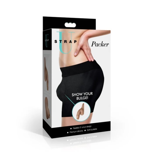 Strap U - 5.1" Uncut Packer Dildo - Medium 照片
