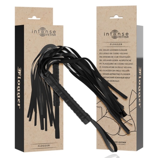 Intense - Vegan Flogger - Black photo