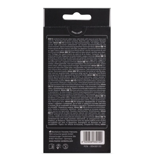 My.Size - Pro Condoms 49mm 10's Pack photo