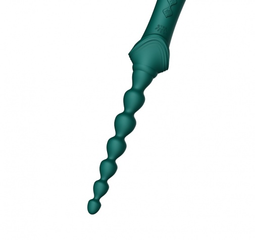 Zalo - Bess 2 Heating Dual Vibrator - Turquoise Green photo