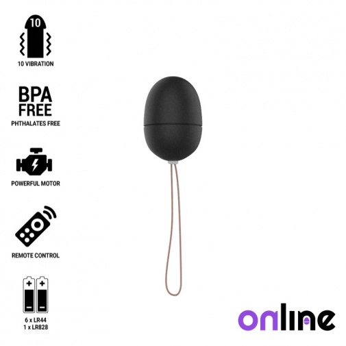 Online - 震蛋連遙控器 小碼 - 黑色 照片