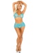 Leg Avenue - After Glow Lingerie Set - Turquoise photo-6