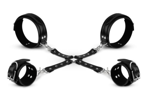 Bedroom Fantasies - 手脚束缚四点式套装 - 黑色 照片