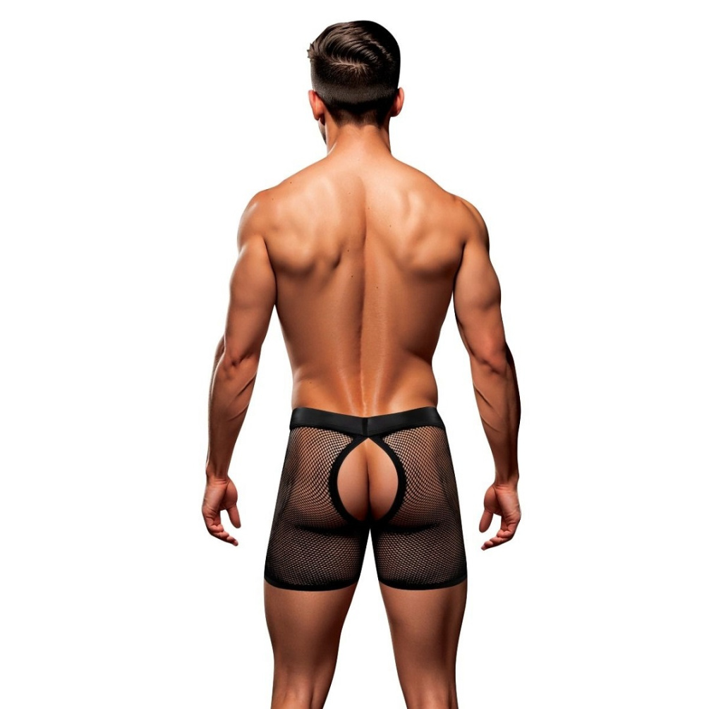 Envy - Snap Down Mesh Boxer Brief - Black/Red - M/L photo-2