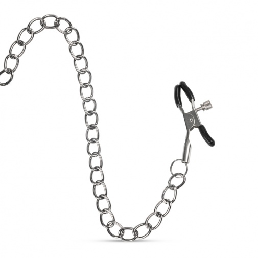 Easytoys - Open Ball Gag w Nipple Clamps - Black photo