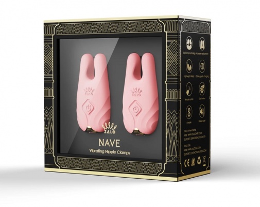 Zalo - Nave 可APP遥距控制乳头震动器 - 珊瑚粉色 照片