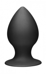TOF - XL Silicone Anal Plug - Black photo