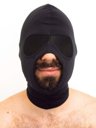 Mister B - Lycra Visor Hood - Black photo