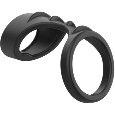 Intense - Theo Double Ring - Black 照片