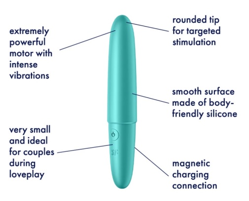 Satisfyer - 超强力子弹型震蛋 6 - 绿松石色 照片
