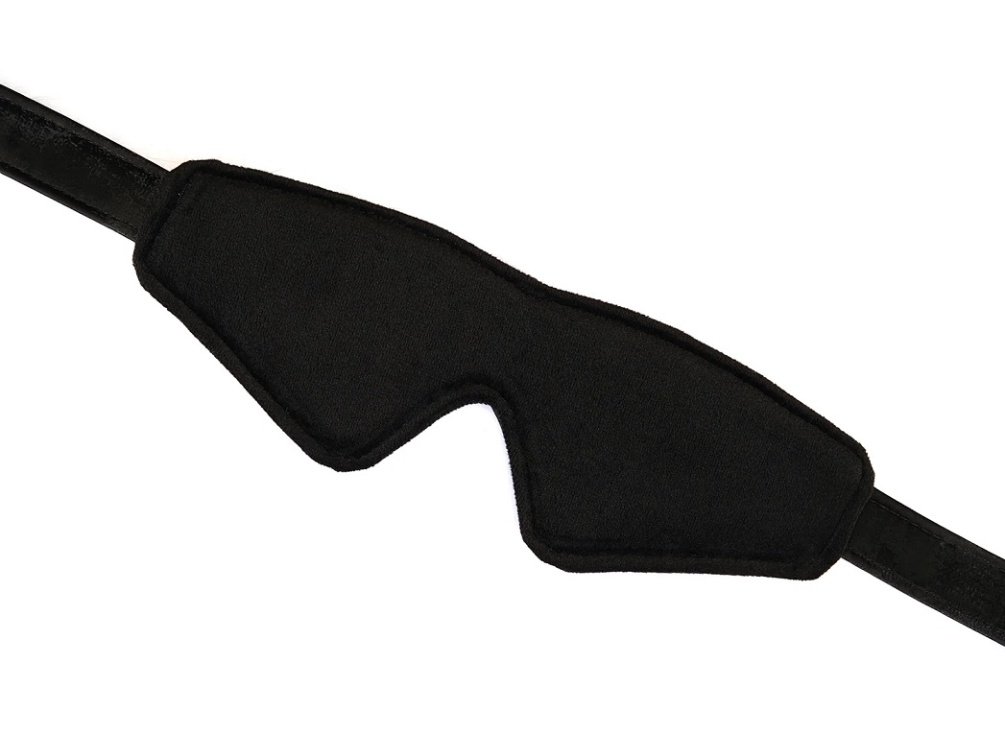 Delve into the erotic world of sensory deprivation with this... Liebe Seele - Boudoir Amor Blindfold - Black photo-2