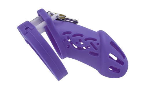 FAAK - Silicone Chastity Cage 113 - Purple photo