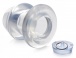 Master Series - Ass Bung Hollow Anal Dilator XL - Clear photo-6