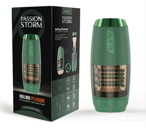 Akposh - Passion Storm Rolling Masturbator - Green photo