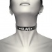 Coquette - Choker Slave Vegan Leather - Black photo-2