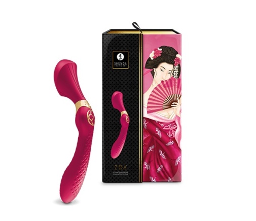 Shunga - Zoa 按摩棒 - 莓红色 照片