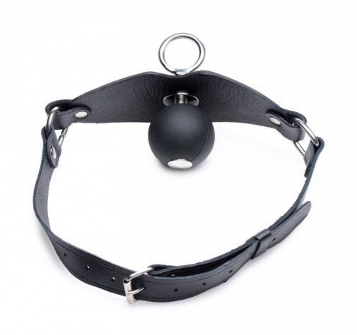 Strict - Eyelet Ball Gag - Black photo