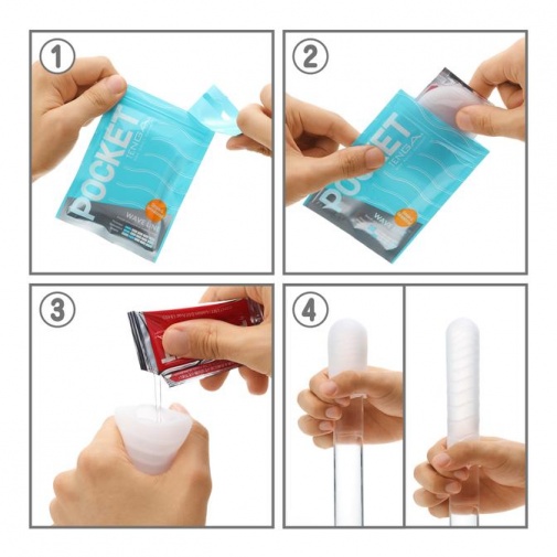 Tenga - 口袋型自慰套 冰晶紋 照片